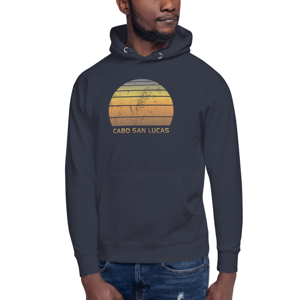 Retro Cabo San Lucas Mexico Mexican Beach Vacation Souvenir Unisex Hoodie Top Sweatshirt