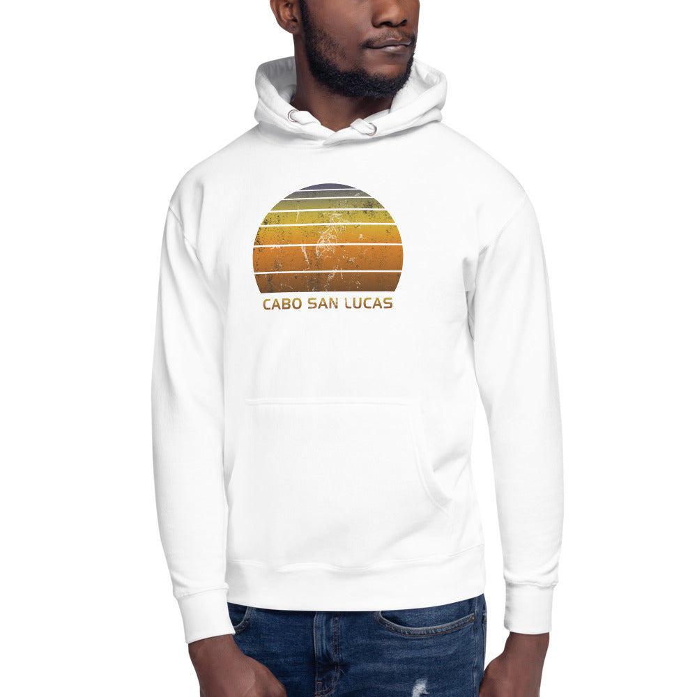 Retro Cabo San Lucas Mexico Mexican Beach Vacation Souvenir Unisex Hoodie Top Sweatshirt