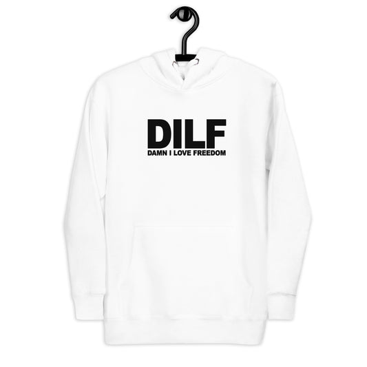 Funny DILF Military Service Freedom USA Joke Unisex Hoodie Top Sweatshirt