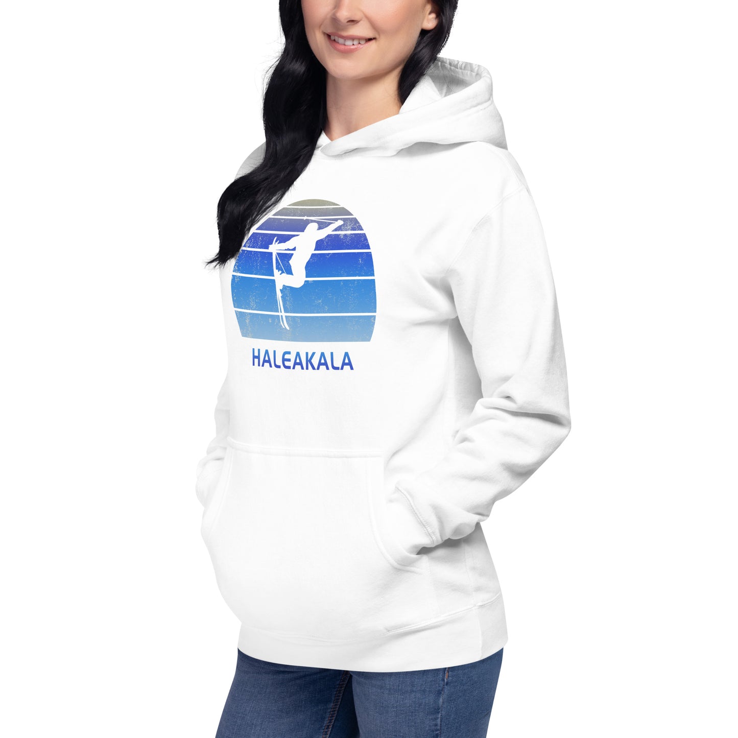 Funny Ski Haleakala Maui Hawaii Skier Skiing Joke Unisex Hoodie Top Sweatshirt