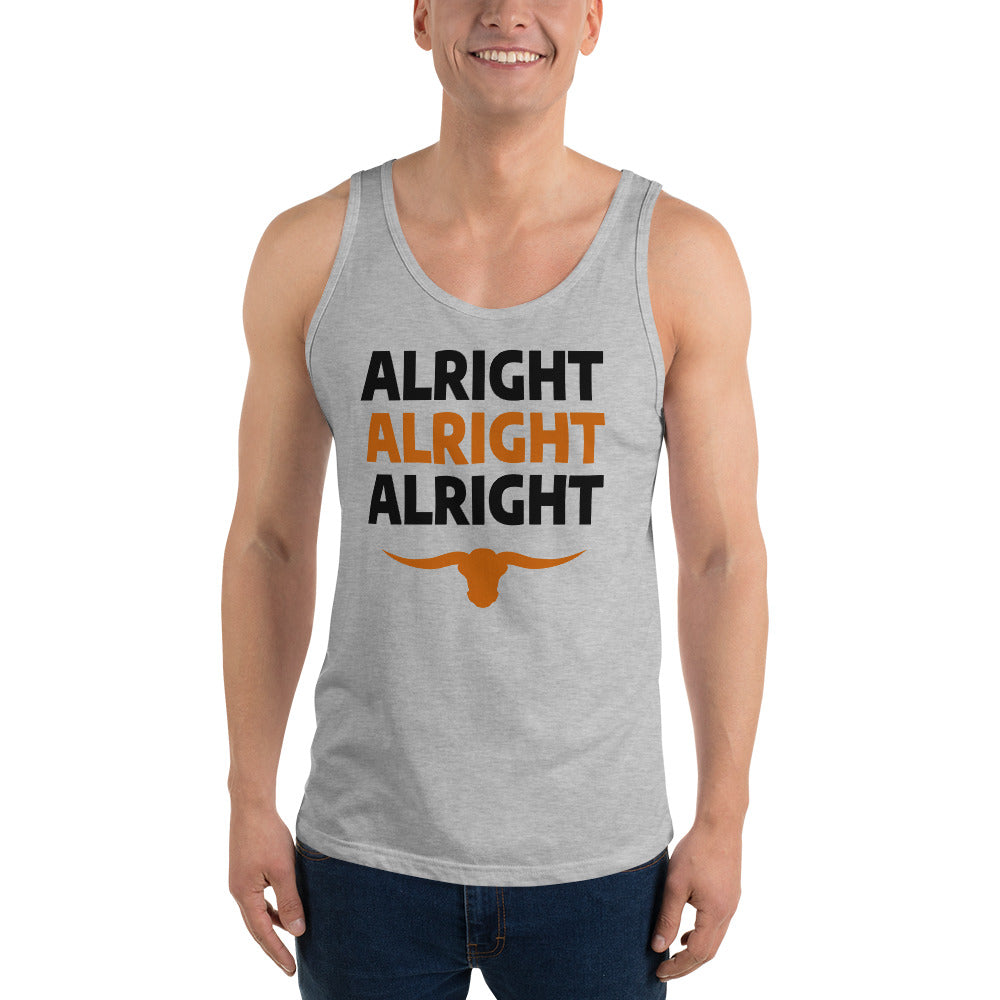 Alright Alright Alright Texas Fan College Football Unisex Tank Top