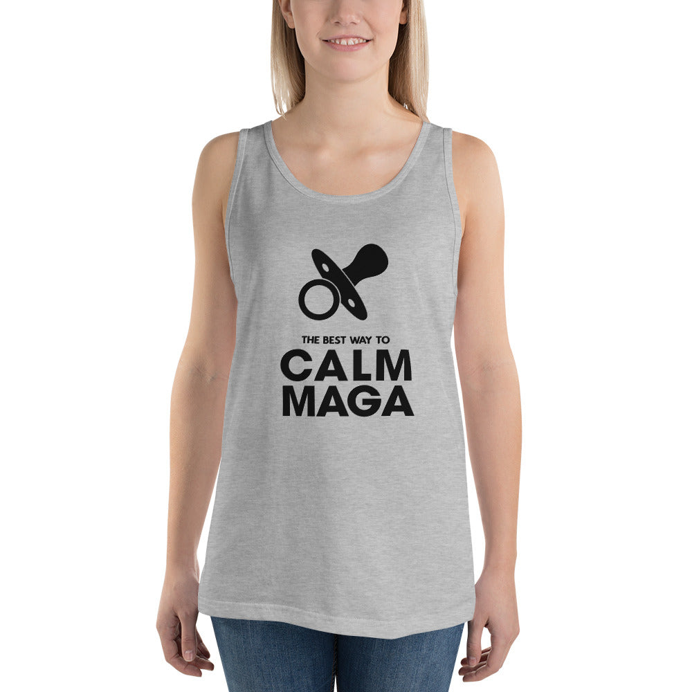 Anti MAGA Pro Democrats Funny Political Anti Trump Unisex Tank Top