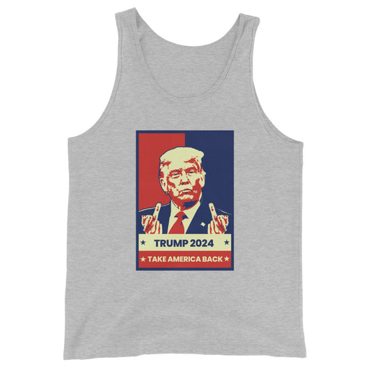 Take America Back MAGA Pro Trump 2024 Supporter Funny Political Unisex Tank Top