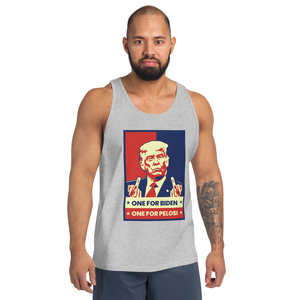 Anti Pelosi Joe Biden MAGA Pro Trump 2024 Supporter Republican Funny Political Unisex Tank Top