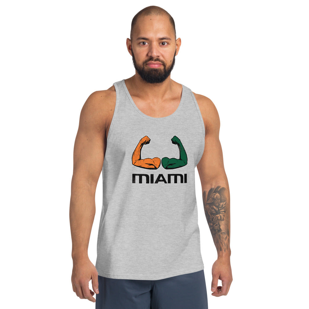 Miami 305 Area Code Native College Football Fan Unisex Tank Top