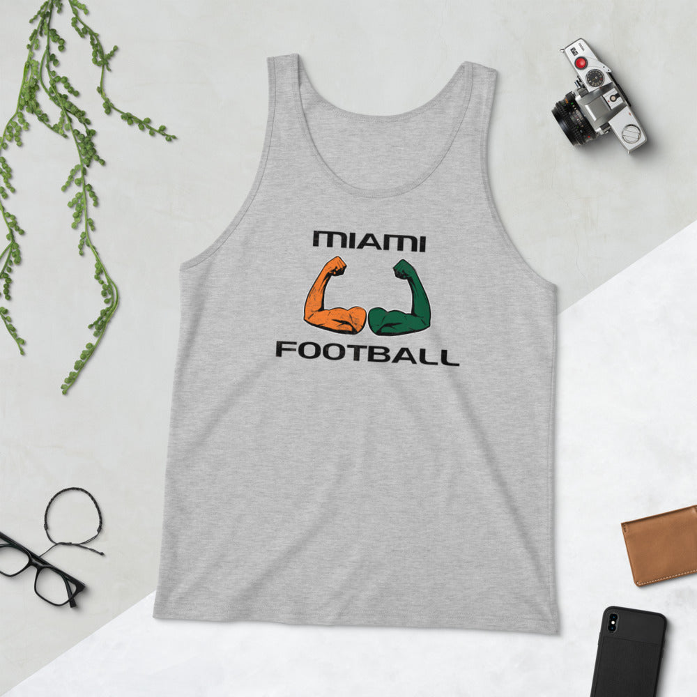 Miami Native 305 Area Code College Football Fan Unisex Tank Top