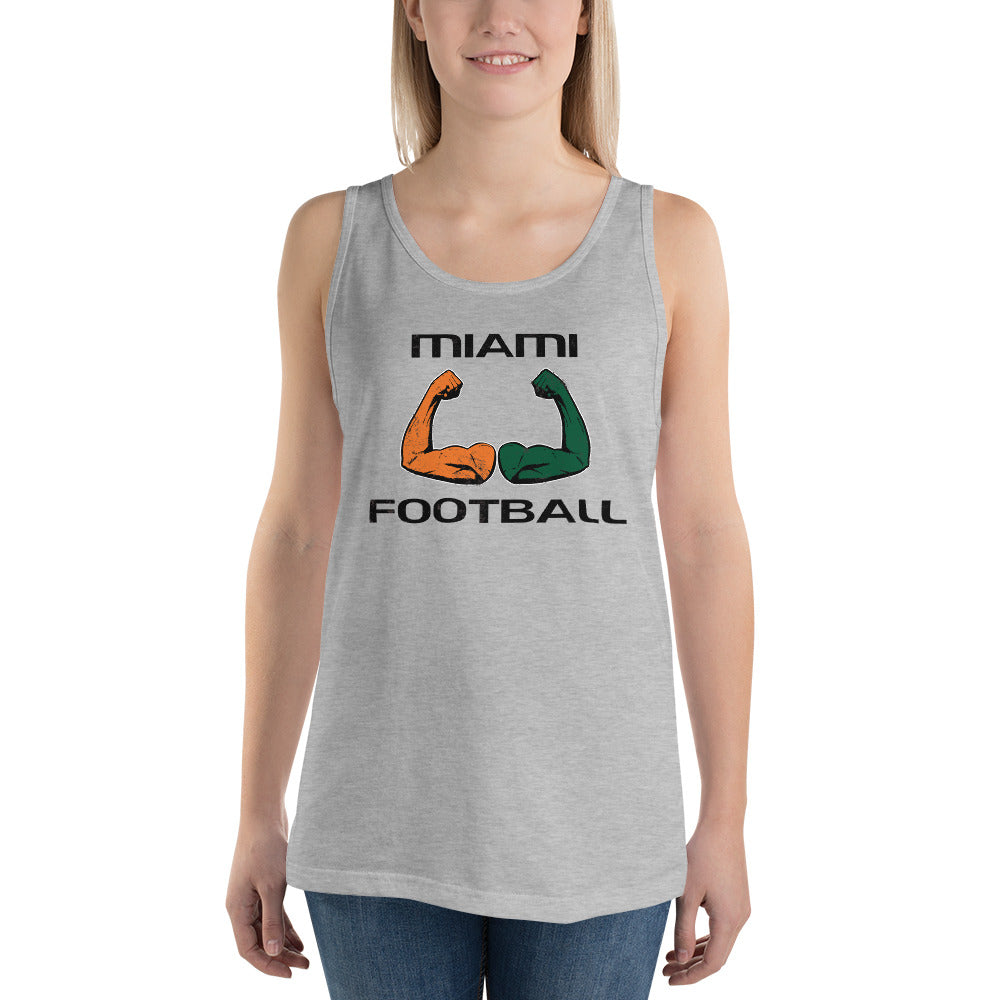 Miami Native 305 Area Code College Football Fan Unisex Tank Top