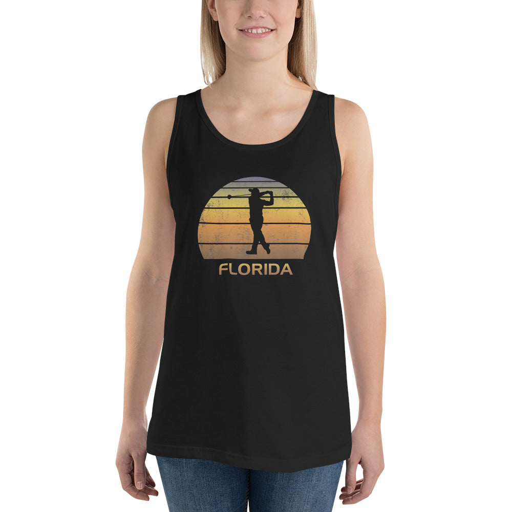 Florida Golf Fan Golfer Unisex Tank Top