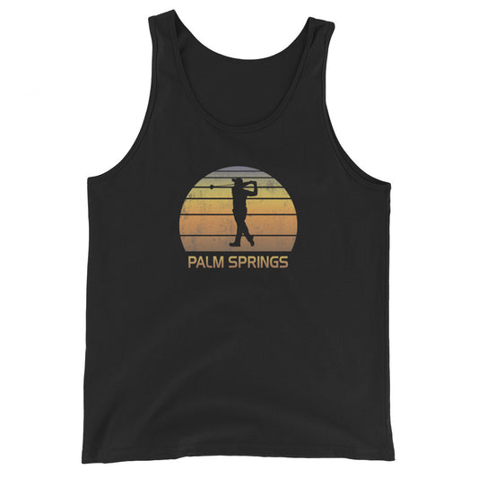 Palm Springs California Golf Fan Golfer Unisex Tank Top