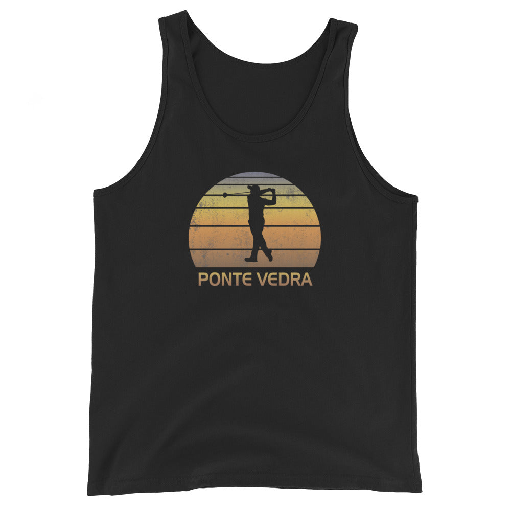 Ponte Vedra Florida Golf Fan Golfer Unisex Tank Top