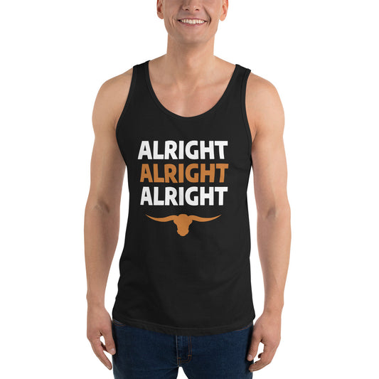 Alright Alright Alright Texas Fan College Football Unisex Tank Top