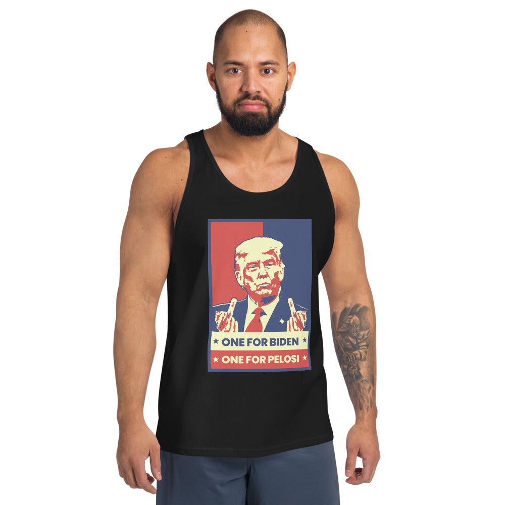 Anti Pelosi Joe Biden MAGA Pro Trump 2024 Supporter Republican Funny Political Unisex Tank Top