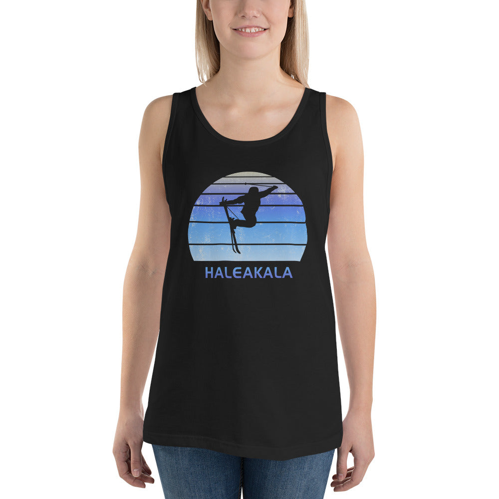 Funny Ski Haleakala Maui Hawaii Skier Skiing Joke Unisex Tank Top