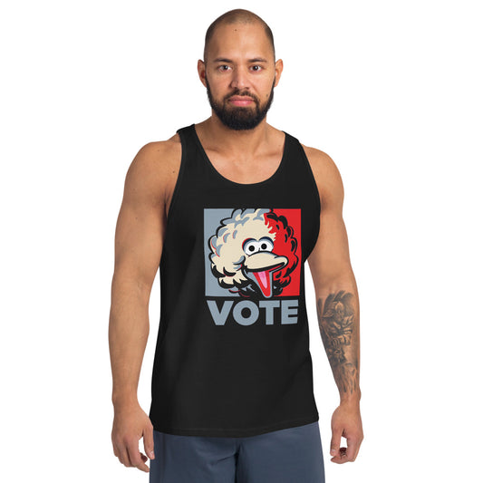 Pro Vaccination Funny Bird COVID Joke Democrat Politics Unisex Tank Top