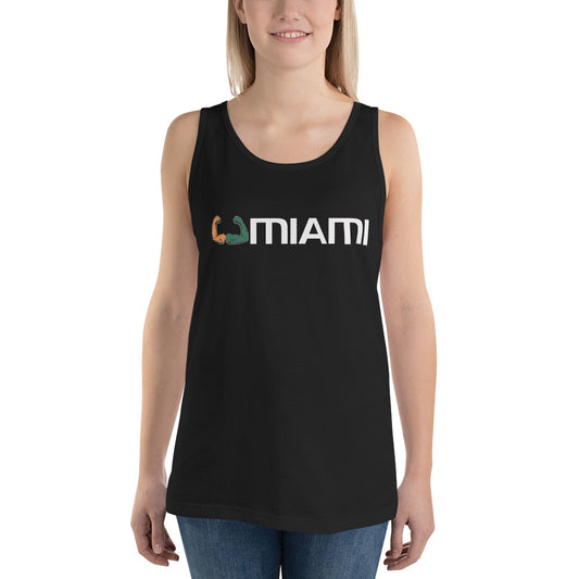 Miami 305 Area Code Native College Football Fan Unisex Tank Top