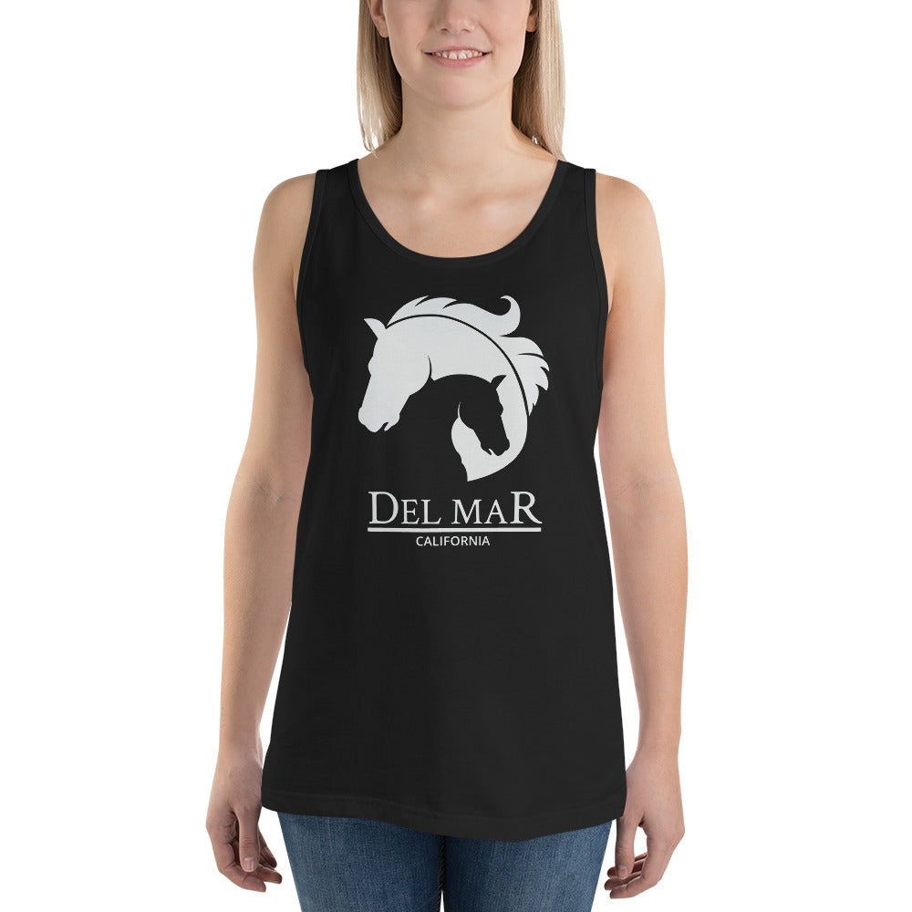 Cool Del Mar California Horse Racing Track Derby Fans Unisex Tank Top