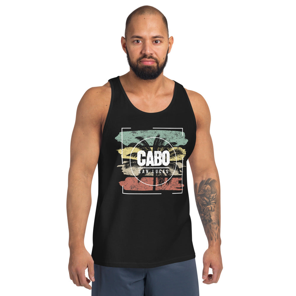 Cool Cabo San Lucas Mexico Beach Palm Tree Vacation Souvenir Unisex Tank Top