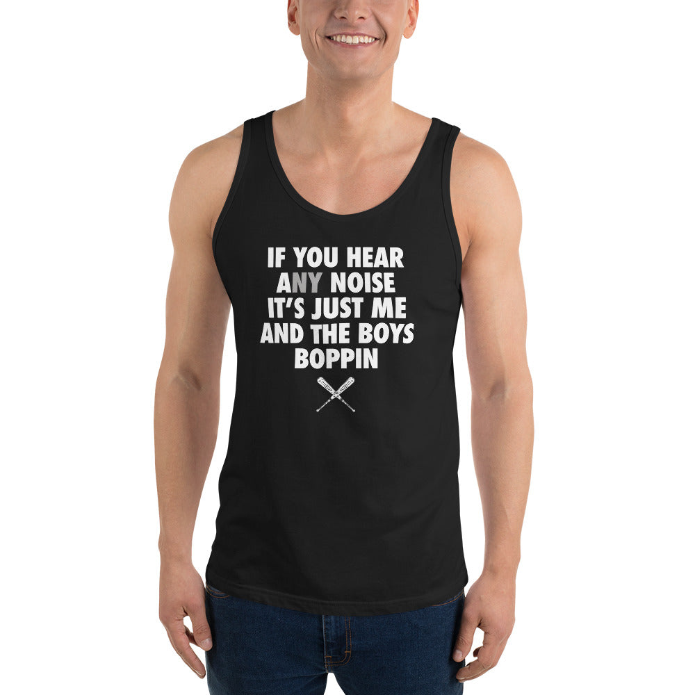 New York Baseball Fan Funny Boys Boppin Quote NY Unisex Tank Top