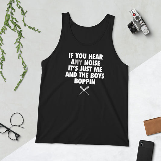 New York Baseball Fan Funny Boys Boppin Quote NY Unisex Tank Top