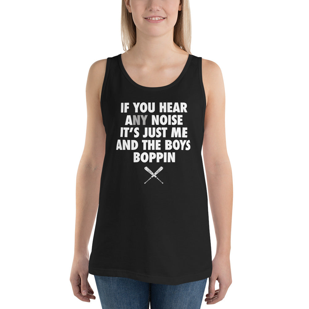 New York Baseball Fan Funny Boys Boppin Quote NY Unisex Tank Top