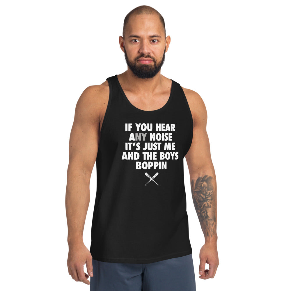 New York Baseball Fan Funny Boys Boppin Quote NY Unisex Tank Top