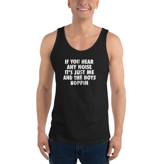 New York Baseball Fan Funny NY Boys Boppin Quote Unisex Tank Top