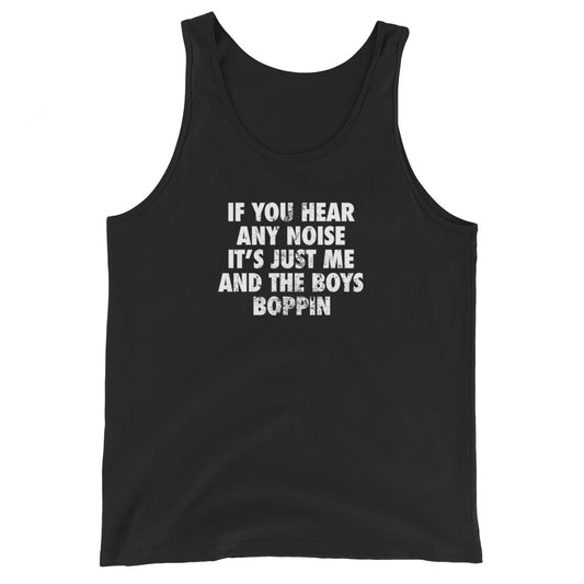 New York Baseball Fan Funny NY Boys Boppin Quote Unisex Tank Top