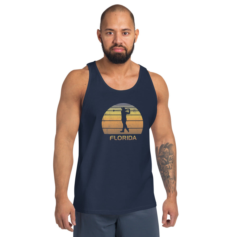 Florida Golf Fan Golfer Unisex Tank Top