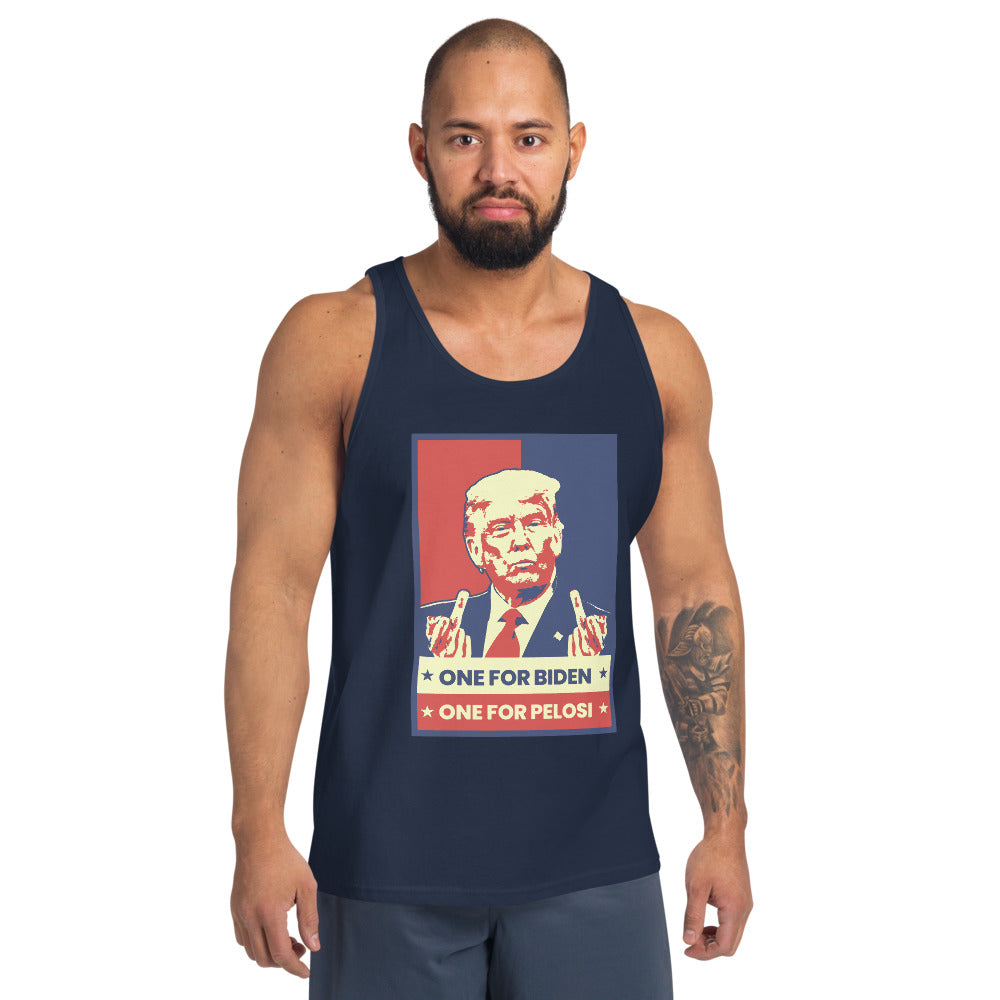 Anti Pelosi Joe Biden MAGA Pro Trump 2024 Supporter Republican Funny Political Unisex Tank Top