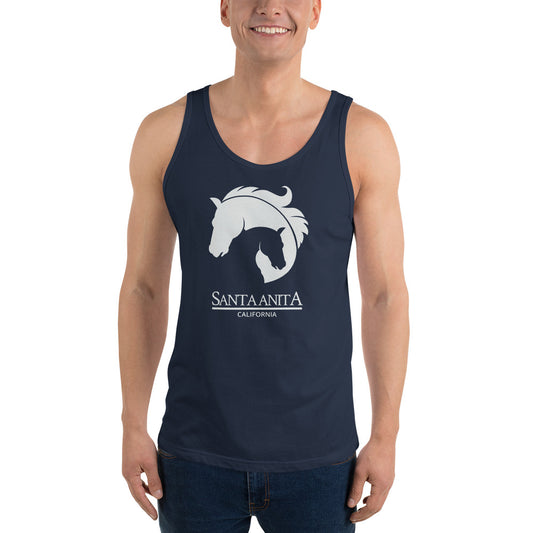 Cool Santa Anita California Horse Racing Track Derby Fans Unisex Tank Top