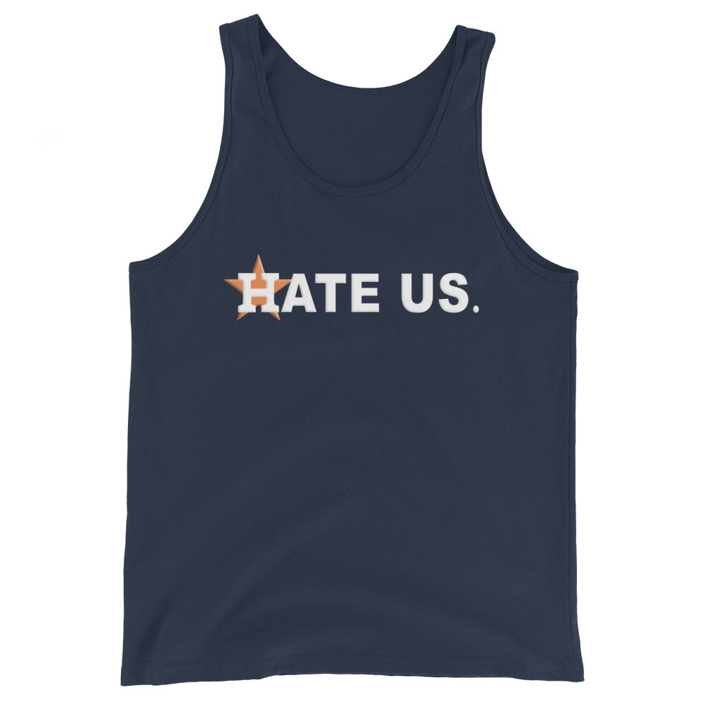 Hate Us Funny Houston Baseball Fan Unisex Tank Top