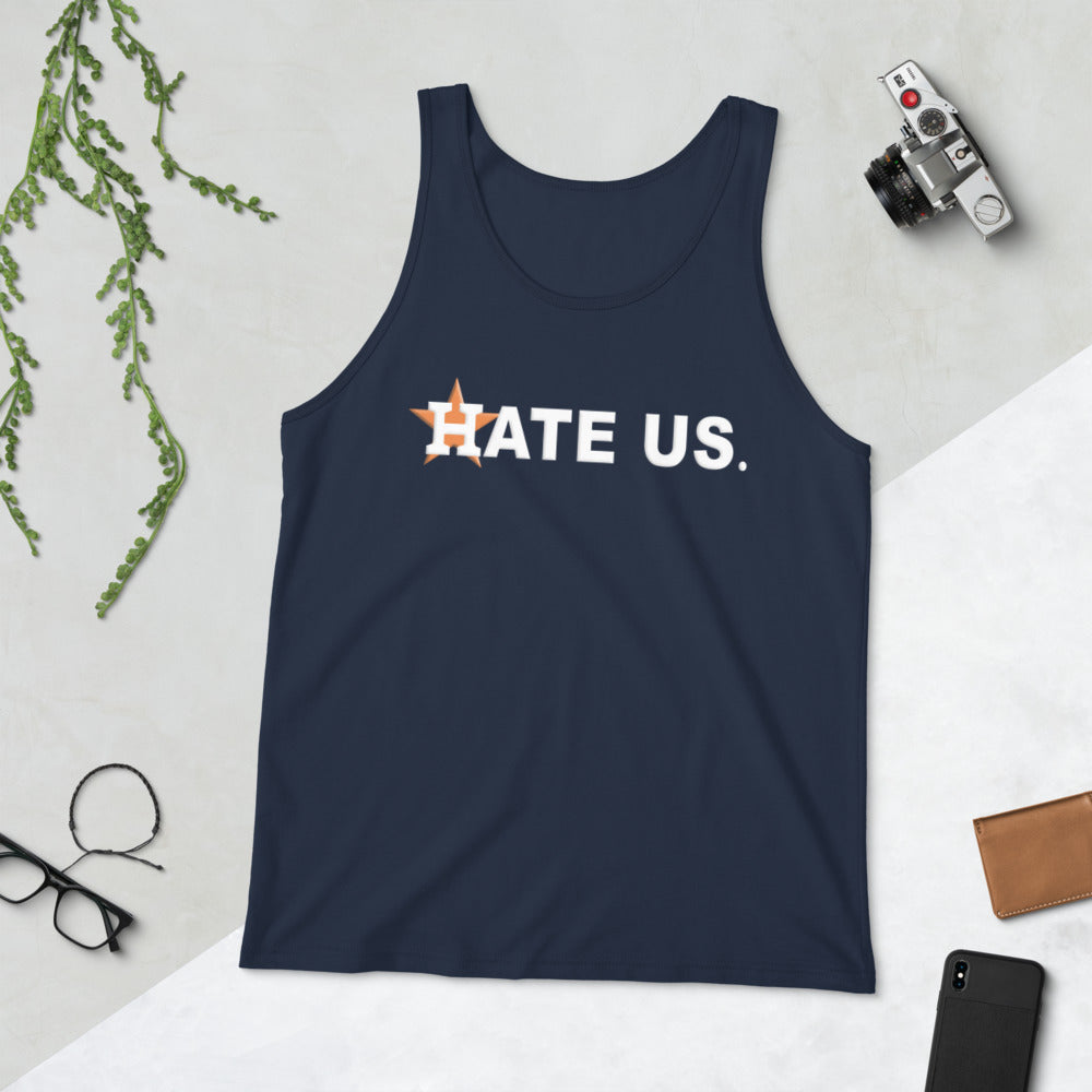 Hate Us Funny Houston Baseball Fan Unisex Tank Top