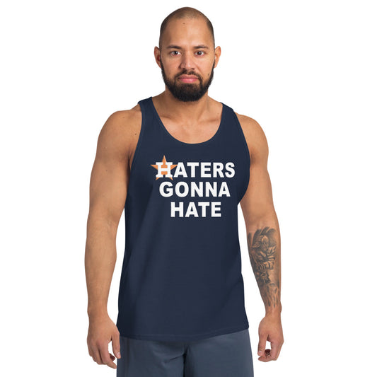 Haters Gonna Hate Funny Houston Baseball Fan Unisex Tank Top