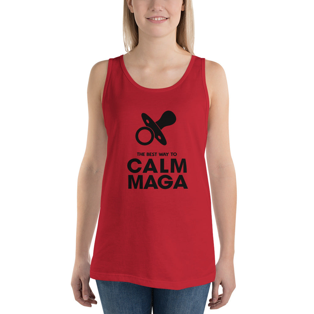 Anti MAGA Pro Democrats Funny Political Anti Trump Unisex Tank Top