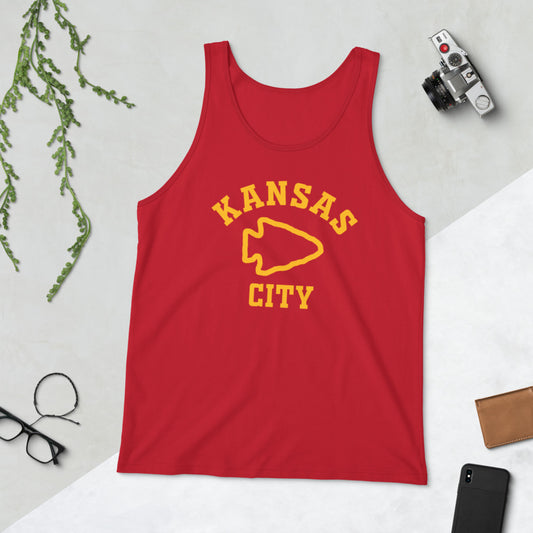 Indian Chief Nation Football Fan Unisex Tank Top