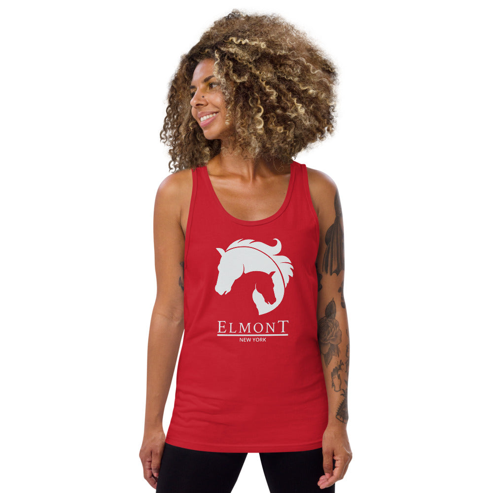 Cool Belmont Horse Racing Track Derby Fans Unisex Tank Top