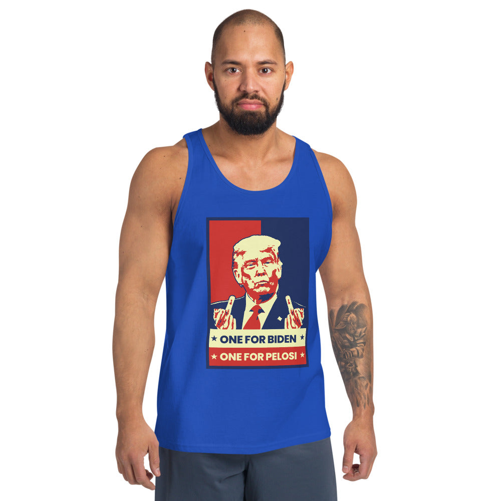 Anti Pelosi Joe Biden MAGA Pro Trump 2024 Supporter Republican Funny Political Unisex Tank Top