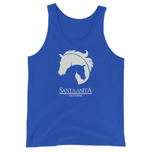Cool Santa Anita California Horse Racing Track Derby Fans Unisex Tank Top