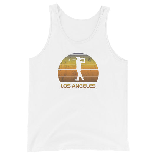 Los Angeles California Golf Fan LA Golfer Unisex Tank Top