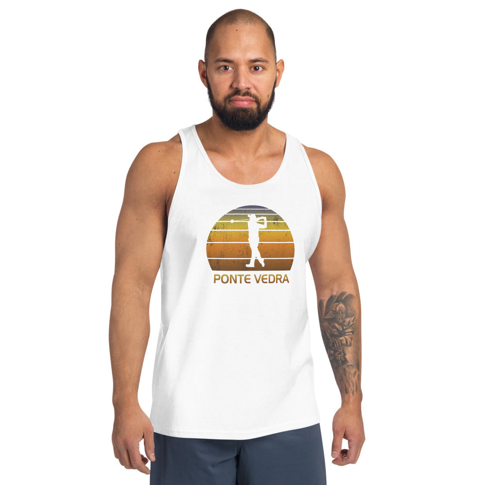 Ponte Vedra Florida Golf Fan Golfer Unisex Tank Top