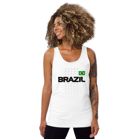 Brazil National Soccer Football Team Brazilian Fan Unisex Tank Top