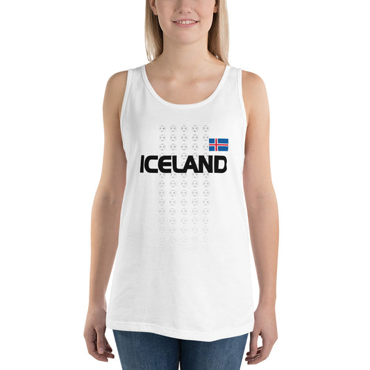 Iceland National Soccer Football Team Unisex Tank Top
