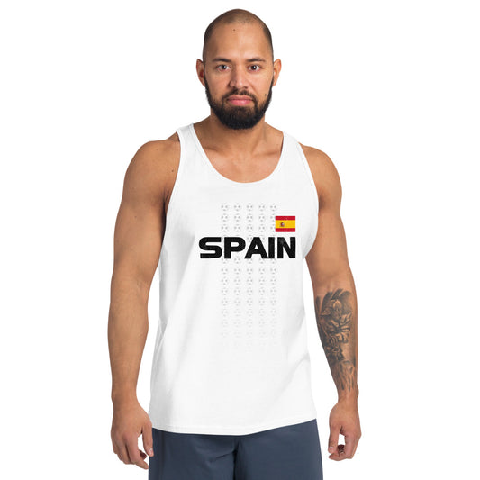 Spanish National Soccer Football Team Espana Spain Fan Unisex Tank Top