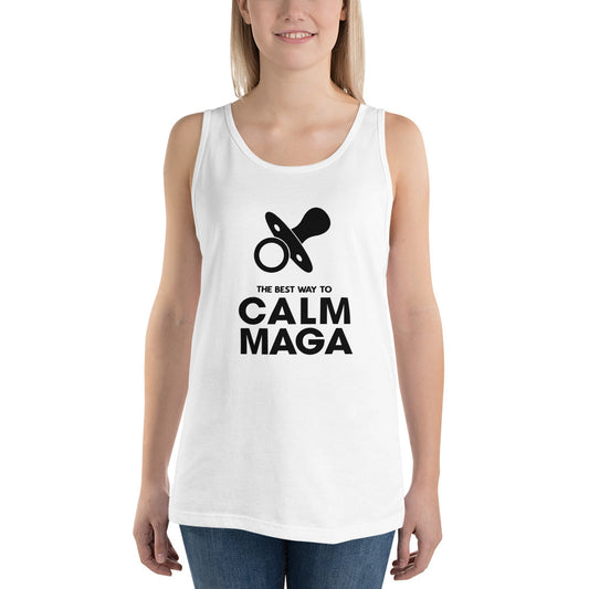 Anti MAGA Pro Democrats Funny Political Anti Trump Unisex Tank Top