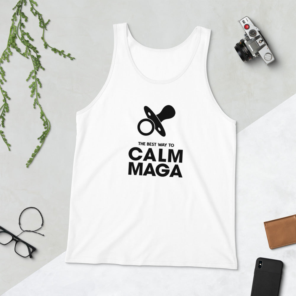 Anti MAGA Pro Democrats Funny Political Anti Trump Unisex Tank Top