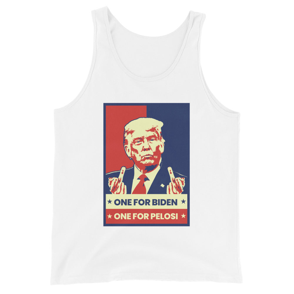 Anti Pelosi Joe Biden MAGA Pro Trump 2024 Supporter Republican Funny Political Unisex Tank Top