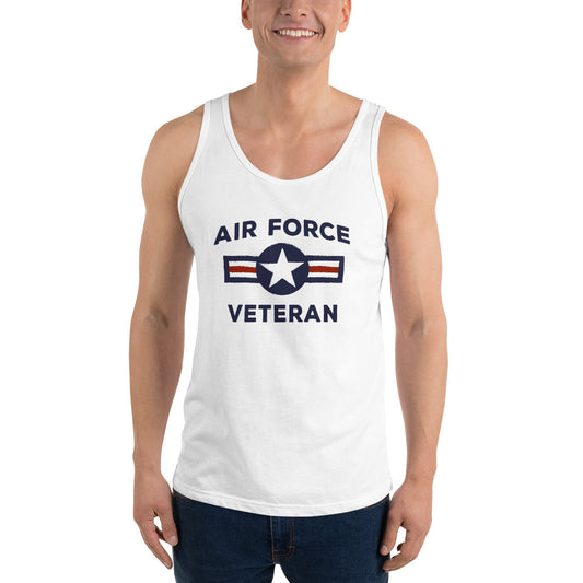 U.S. Air Force Military Service Active Retired Veteran Appreciation Unisex Tank Top