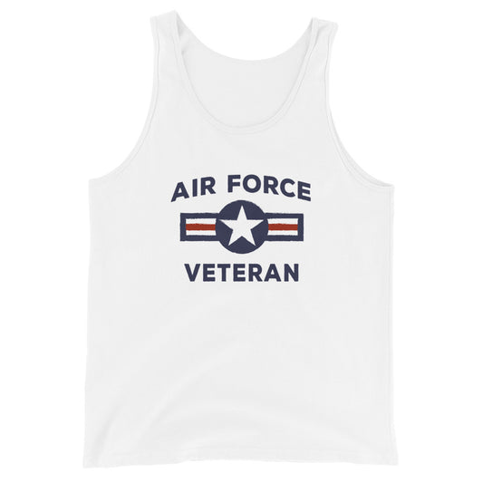 U.S. Air Force Military Service Active Retired Veteran Appreciation Unisex Tank Top