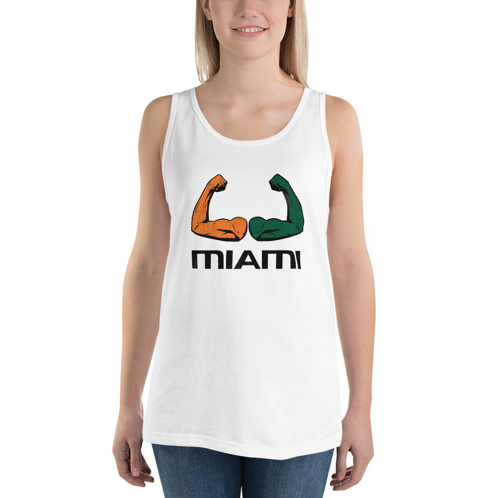 Miami 305 Area Code Native College Football Fan Unisex Tank Top