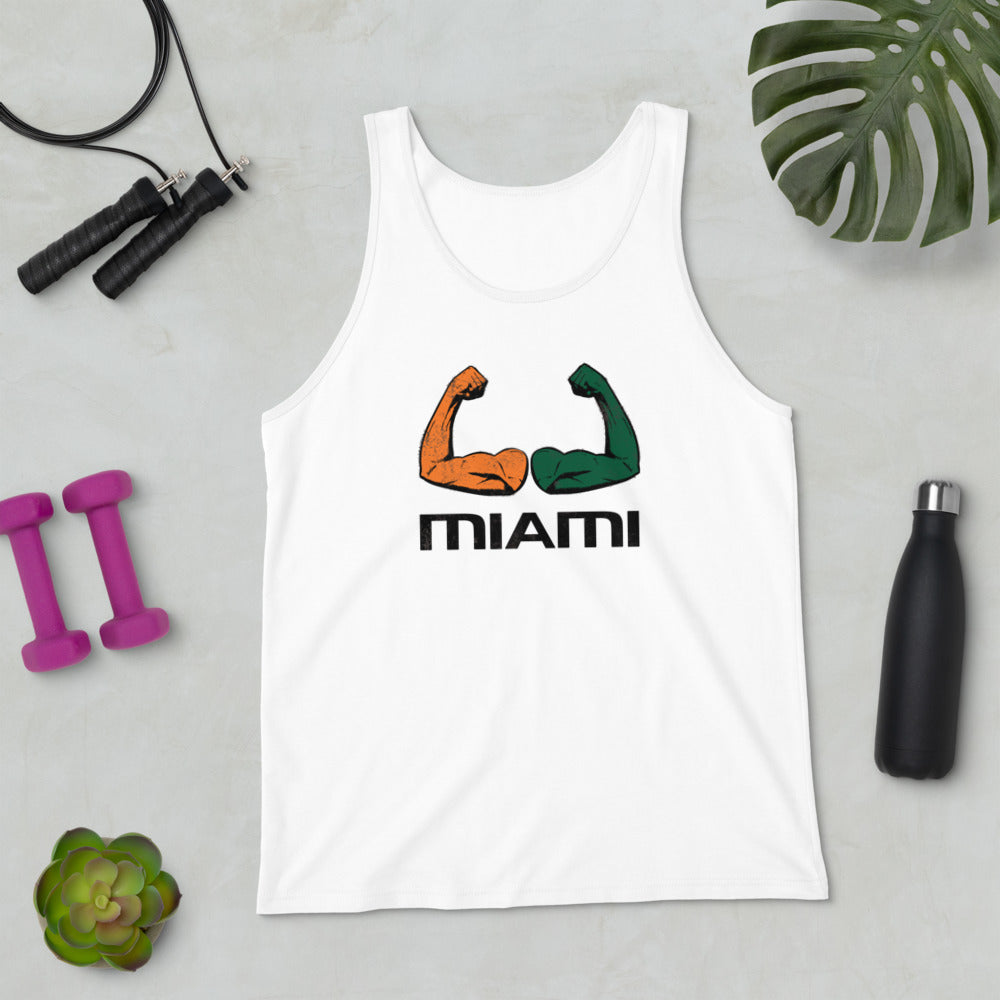 Miami 305 Area Code Native College Football Fan Unisex Tank Top